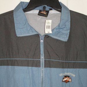 Prairie Mountain Mens L/S "Yellowstone" Full Zip Mesh Lined Jacket NWT - Large